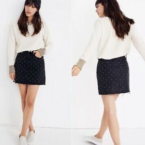 Black Madewell Denim Skirt